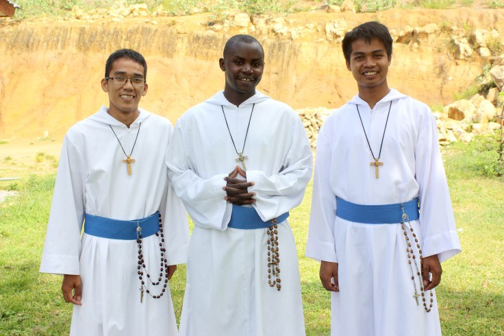 Pioneer brothers, L to R - Nerlito Dioneda Jr, Emmanuel Kagaba (Superior), Jr, Joey De la Cruz (27 March 2011)