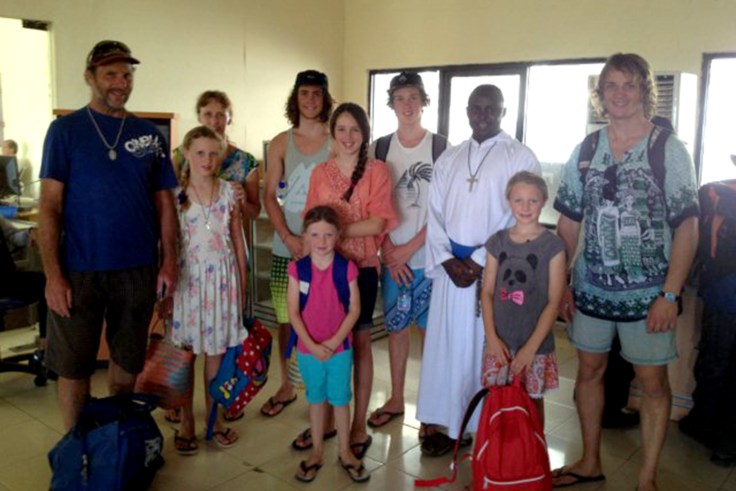 At the airport and sad to go