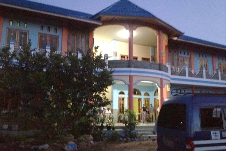 The monastery at night