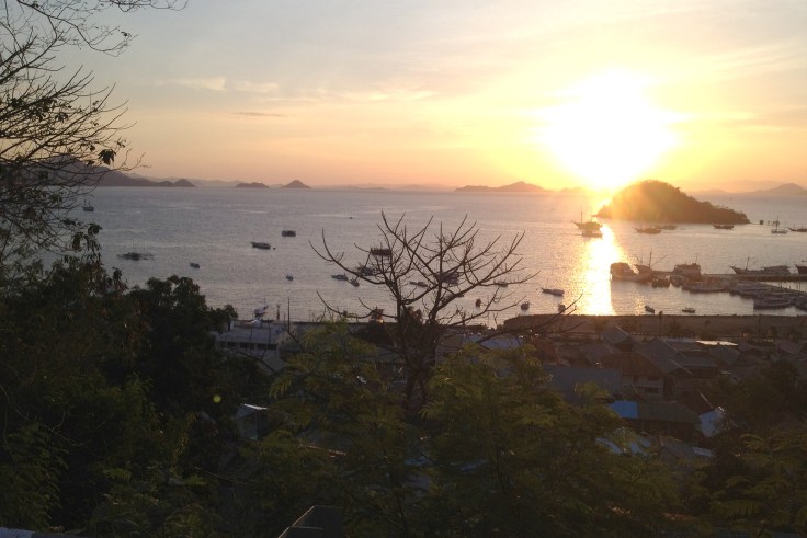 First glimpses of beautiful Labuan Bajo, Flores.