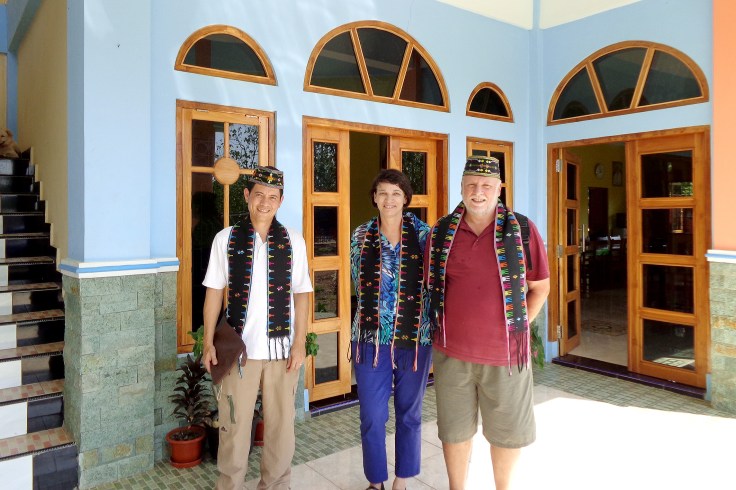 Warm welcome at the mission