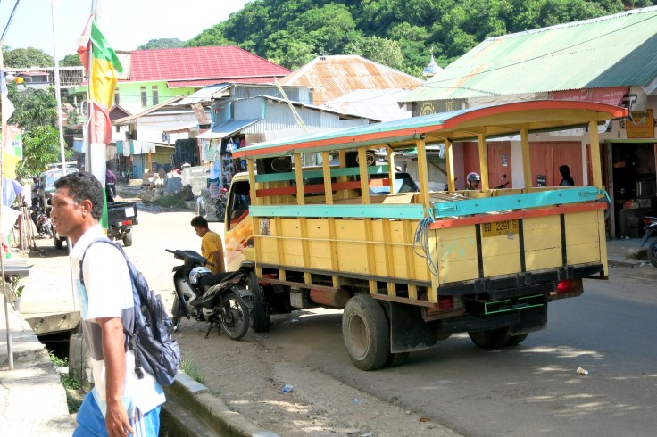 On our way back we spot a local bus