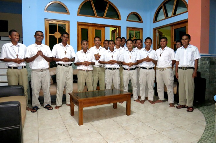 A very friendly welcome from the brothers also