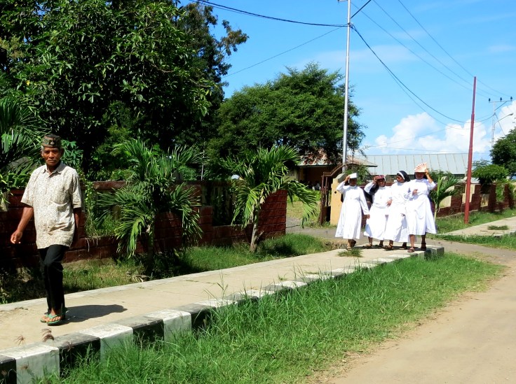 Returning home from mass on the Sunday morning