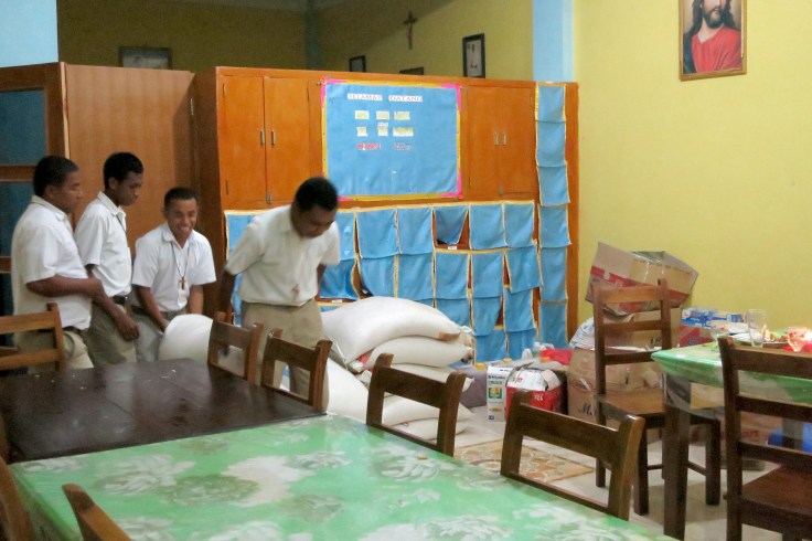 34. Time to put the rice in the larder