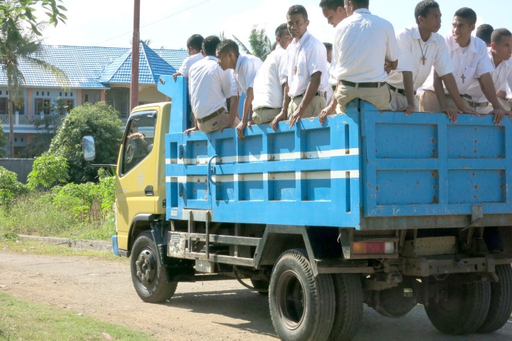 38. Returning from mass