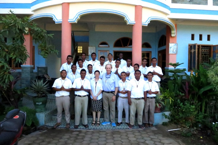 42. With the visitors from Australia