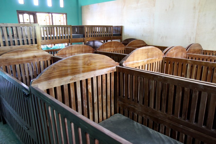 Completed cots for residents (November 2013)