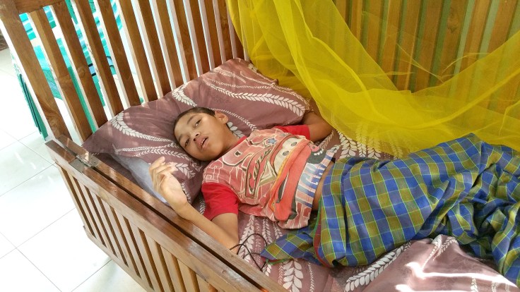 John is 14 years old (March 2015)