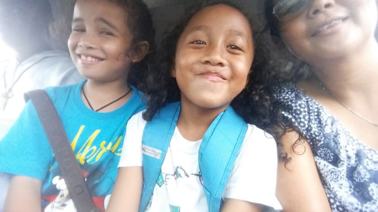 Time for a quick 'selfie' on the way home in the bus after English lessons