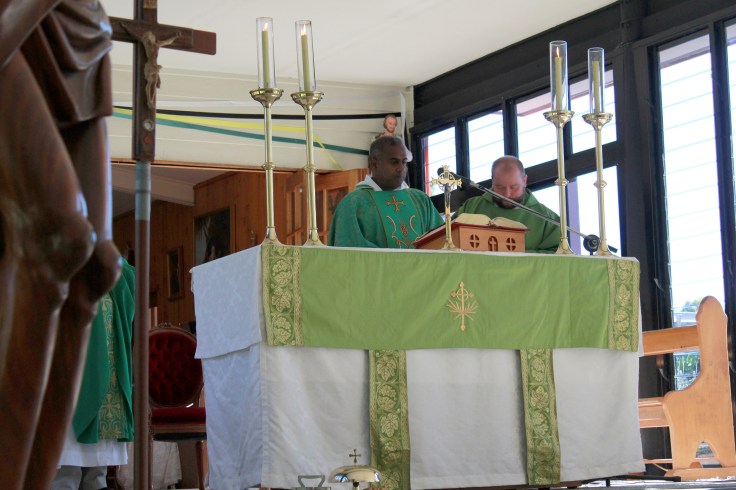 4 Fr Ambrose with concelebrant Fr Oskar Osinski OSPPE, Rector of Marian Valley
