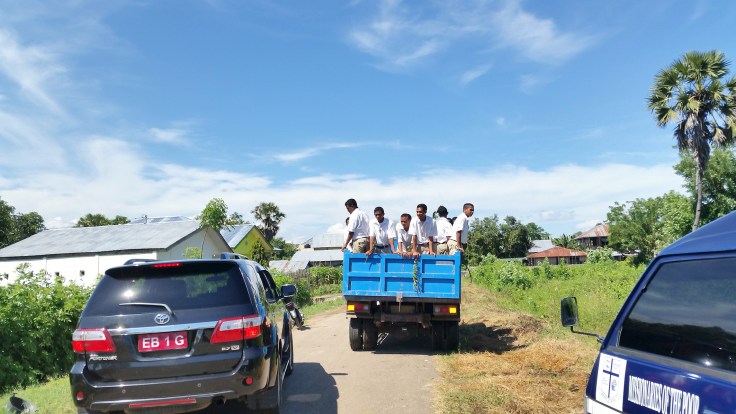 On our way home after Mass