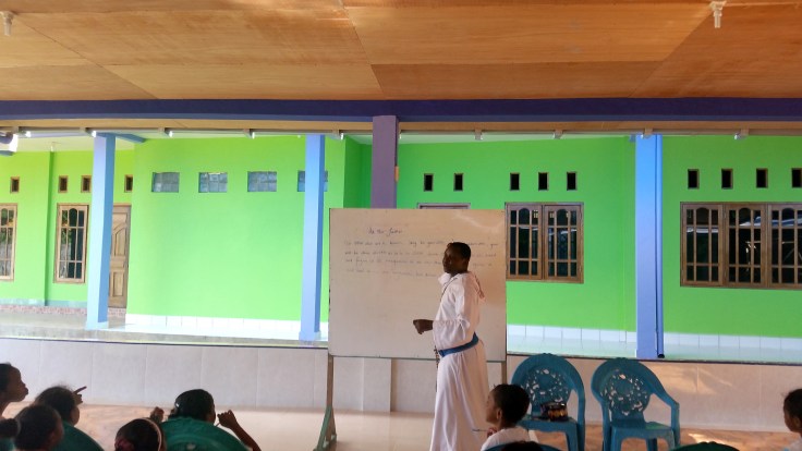 Weekly Sunday English lessons for local children, Our Father in English