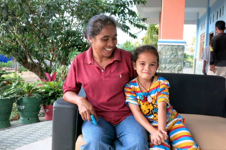 Melani (Year of birth 2007 Grade 3) with her Grandma (Nenek) (2015)
