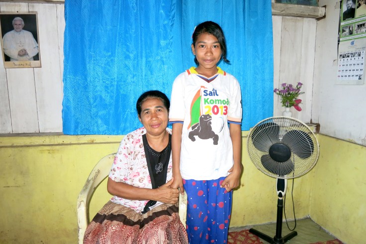 Filomena with her Mum (2014)