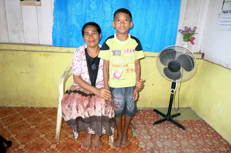 Remigius with his Mum (2014)