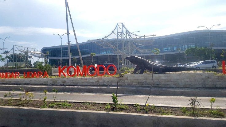 7. New signage and Komodo dragon for the Labuan Bajo airport