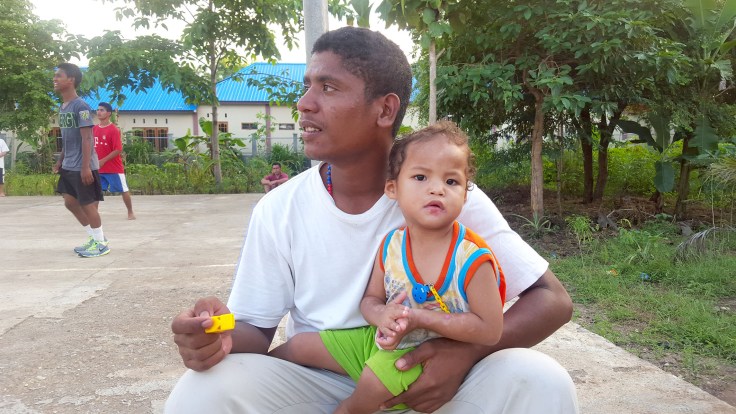 22. Little boy Gusti needs constant attention