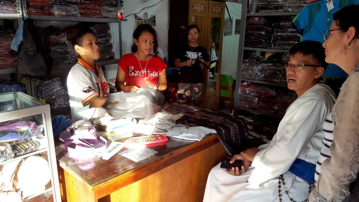 6. Some shopping, ...