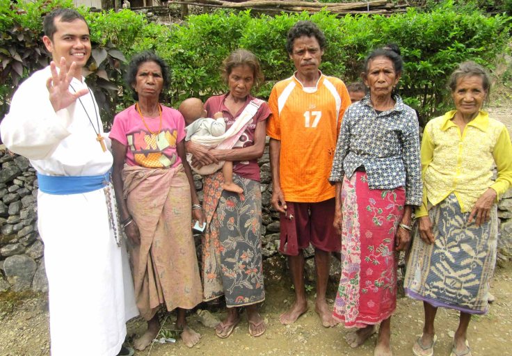 2. Br Jimmy with some of the residents of Saburai