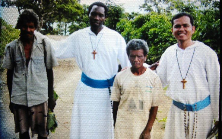 3. Brs David and Jimmy visiting some local workers in Saburai