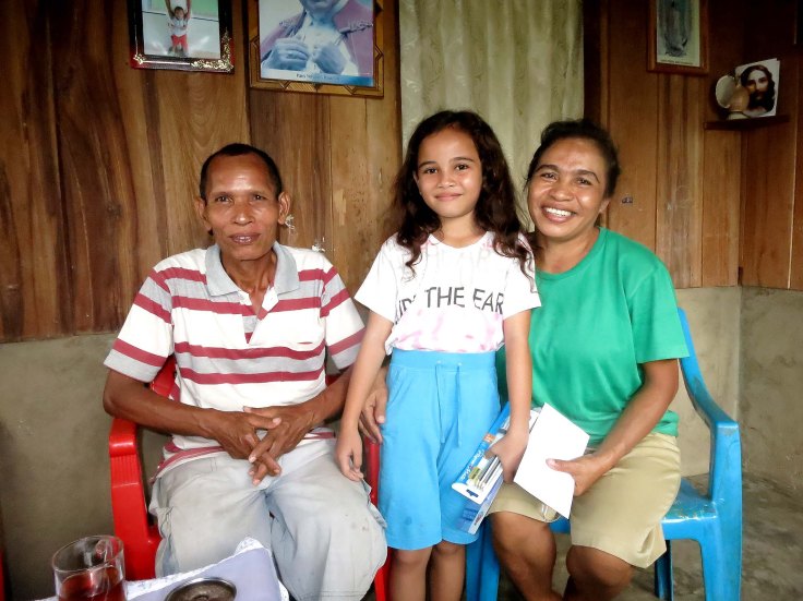 Melani with grandparents