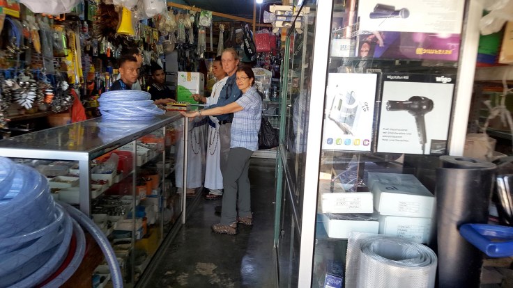 14. 14. We even try having a look, but only a brush cutter with METAL blades not plastic line, a tad too dangerous