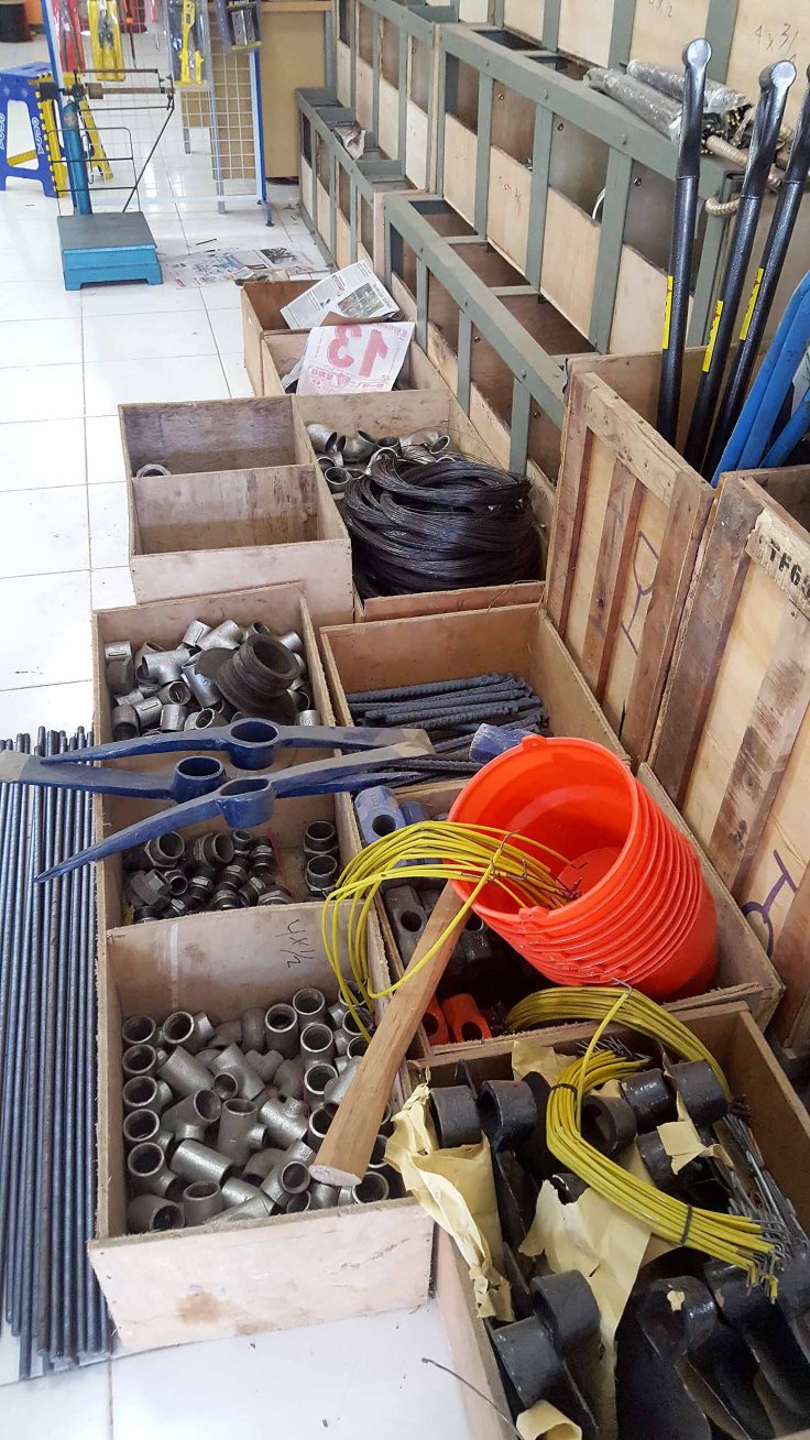 16. Handles for pick and shovel ends are impossible to find in Labuan Bajo