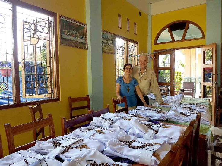 18. Two cassocks for each aspirant waiting for blessing