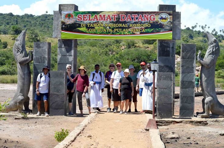 12. Entering Rinca National Park