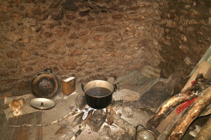 31. ...then the cooking area,...