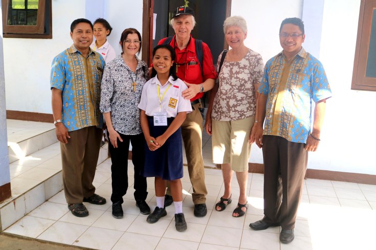 9. With sponsor child Putri