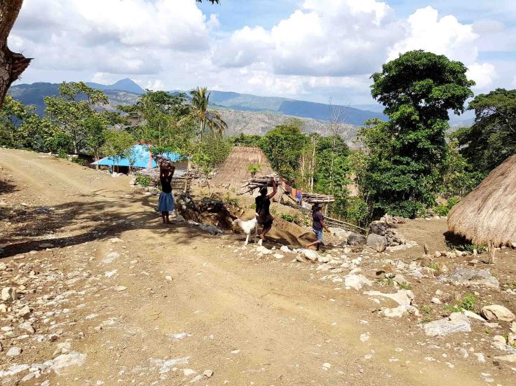 No 7 Walking through the village